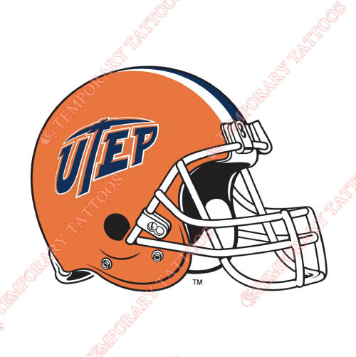 UTEP Miners Customize Temporary Tattoos Stickers NO.6780